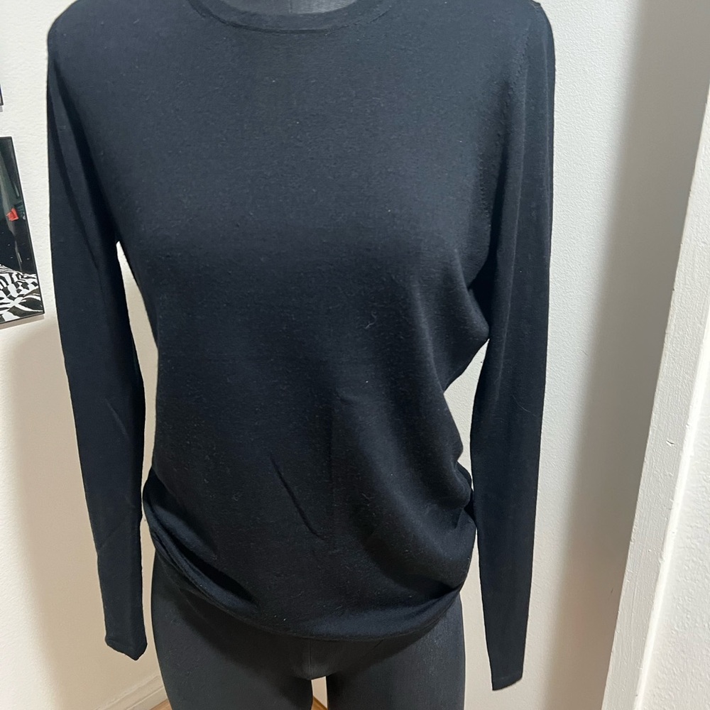 Valette Gray Fitted Long Sleeve Sweatshirt